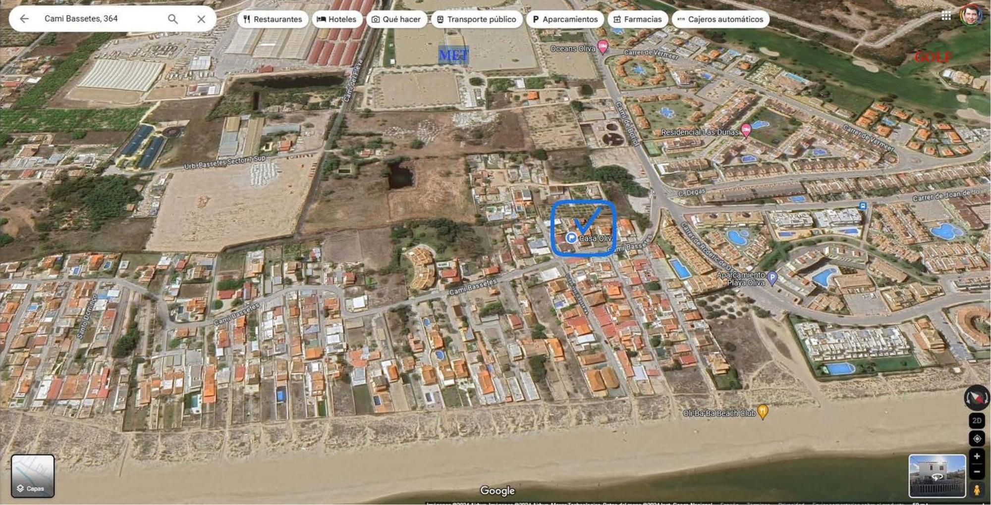 Willa Casa De Playa En Oliva Al Lado Del Met Y Campo De Golf Zewnętrze zdjęcie